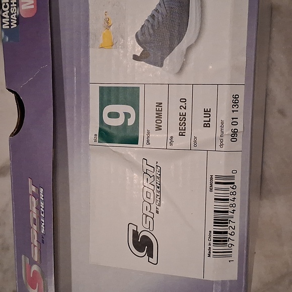 Skechers Blue Knit Sneakers Resse 2.0 - Picture 5 of 5